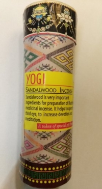 Благовоние Yogi. Sandalwood Incense, 25 палочек по 10 см. 