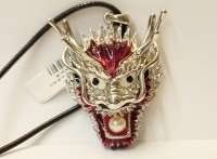 Купить Подвес Дракон ,белый металл с эмалью и стразами, из Вьетнама в интернет-магазине Роза Мира