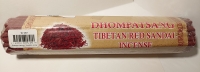 Благовония натуральные Dhompatsang Tibetan Red Sandal insense, 150 гр, 60 шт, Индия. 