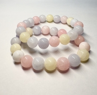 Браслет Морганит 10 мм. 