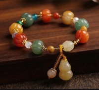 Браслет микс с тыквой Ву Лу бижутерия.