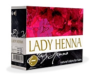 Краска для волос Lady Henna-Чёрный.. 