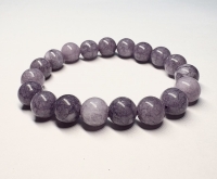 Браслет Ангелит сиреневый. 