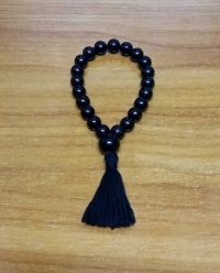 Купить Четки-браслет черный турмалин (шерл) 21 бусина в интернет-магазине Роза Мира